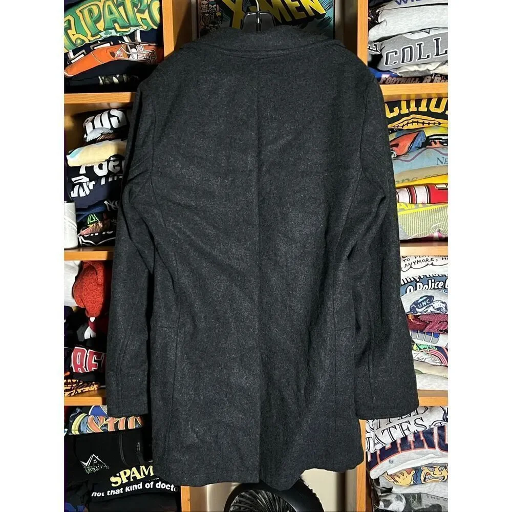 Vintage Gap Men’s Wool Pea Coat Overcoat